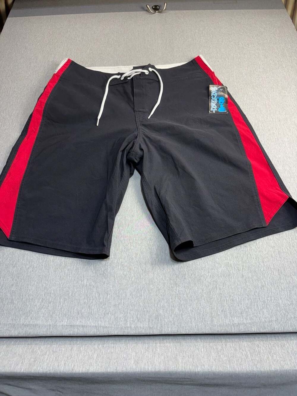 Monument Black and Red Boardshorts Size 34